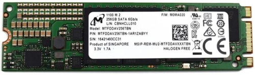 Накопитель SSD M.2 Crucial 256Гб 1100 MTFDDAV256TBN