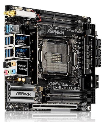 Мат. плата Socket2066 ASRock X299E-ITX/AC фото 3