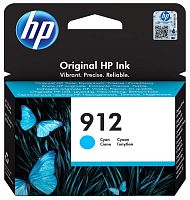 Оригинальный струйный картридж Hewlett Packard 912 3YL77AE голубой