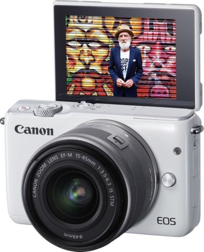 Цифровой фотоаппарат Canon EOS M10 белый 0922C012 фото 8