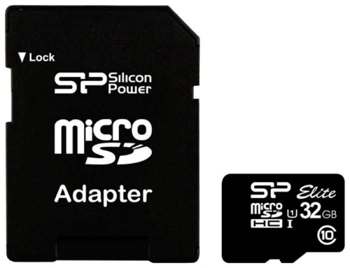 Карта памяти Micro SDHC Silicon Power 32ГБ Silicon PowerSP032GBSTHBU1V10-SP Карта памяти Micro SDHC Silicon Power 32ГБ Silicon PowerSP032GBSTHBU1V10-SP
