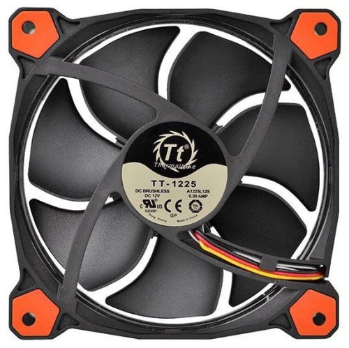 Вентилятор для корпуса Thermaltake Riing 12 LED Red + LNC CL-F038-PL12RE-A фото 2