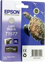 Оригинальный струйный картридж Epson T1577 (серый) C13T15774010