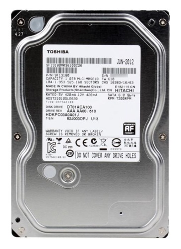 Жесткий диск SATA HDD Toshiba 500ГБ DT01ABA050V