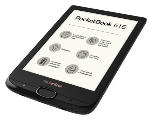 Электронная книга PocketBook 616 Obsidian Black PB616-H-RU фото 3