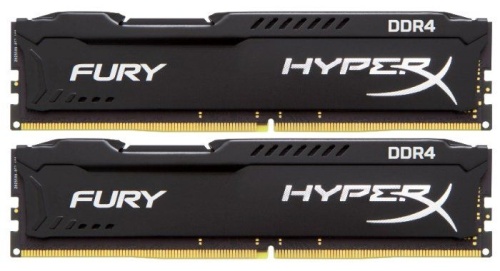 Модуль памяти DDR4 Kingston 8GB (Kit of 2) HyperX FURY Black HX424C15FBK2/8