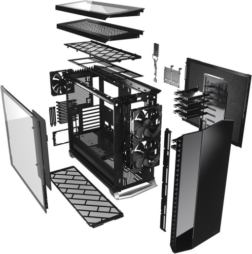 Корпус Miditower Fractal Design Vector RS TG Black фото 14