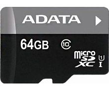 Карта памяти micro SDXC A-Data 64GB AUSDX64GUICL10-R