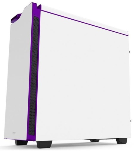 Корпус Miditower NZXT CA-H442W-W2 H440 WHITE/PURPLE фото 2