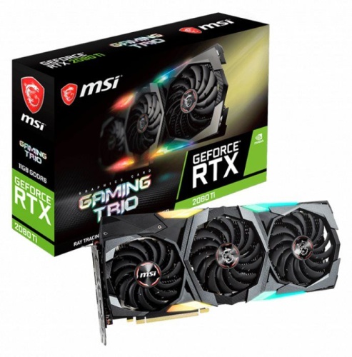 Видеокарта PCI-E MSI 11264Mb RTX 2080 Ti GAMING TRIO RTX 2080 TI GAMING TRIO фото 5