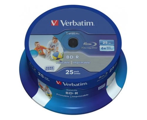 Диск BD-R Verbatim 25ГБ 6x 43811 Диск BD-R Verbatim 25ГБ 6x 43811