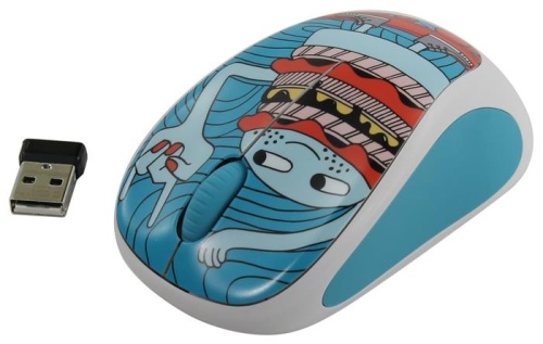 Беспроводная мышь Logitech Wireless Mouse M238 Doodle Collection SKATEBURGER 910-005052