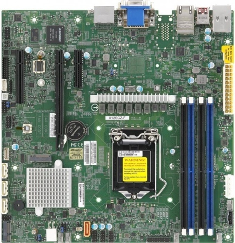Мат. плата Socket1200 Supermicro MBD-X12SCZ-F-O Мат. плата Socket1200 Supermicro MBD-X12SCZ-F-O