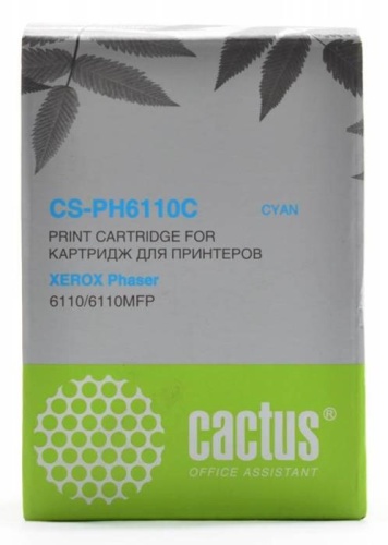 Картридж совместимый лазерный Cactus CS-PH6110C 106R01206 голубой Картридж совместимый лазерный Cactus CS-PH6110C 106R01206 голубой