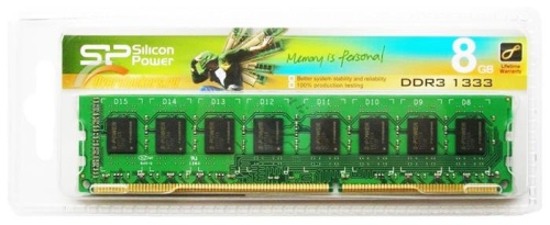 Модуль памяти DDR3 Silicon Power 8ГБ SP008GBLTU133N02