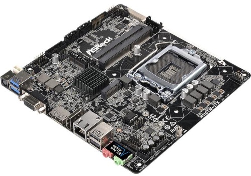 Мат. плата Socket1151 ASRock H110TM-ITX R2.0 фото 2