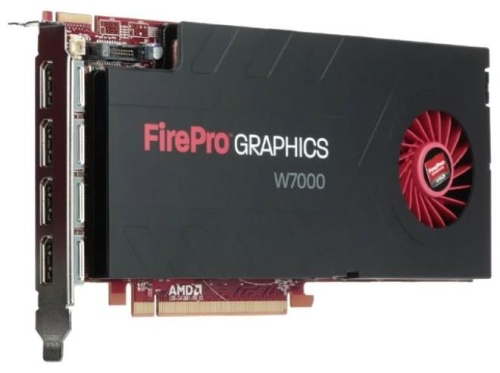 Видеокарта PCI-E Sapphire 4096МБ AMD FirePro W7000 31004-31-40A