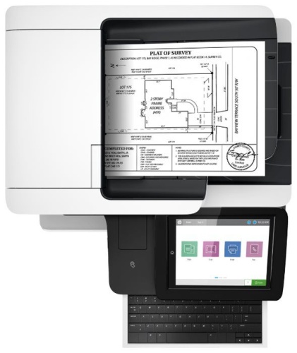 МФУ лазерное Hewlett Packard LaserJet Enterprise Flow MFP M528z 1PV67A фото 4