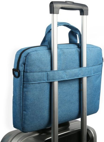 Сумка для ноутбука Lenovo 15.6 Toploader T210 синий полиэстер (GX40Q17230) фото 4 Сумка для ноутбука Lenovo 15.6 Toploader T210 синий полиэстер (GX40Q17230) фото 4