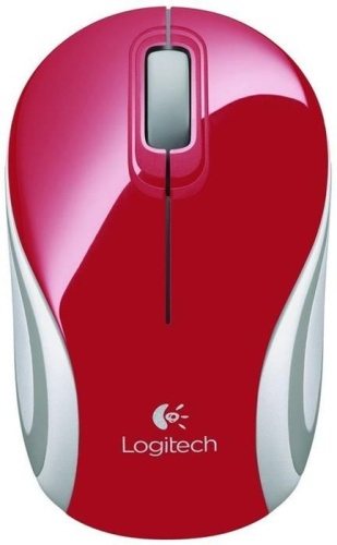 Беспроводная мышь Logitech Wireless Mini Mouse M187 Red 910-002732