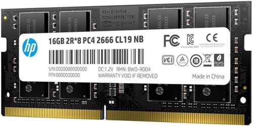 Модуль памяти SO-DIMM DDR4 Hewlett Packard 16Гб S1 series 7EH99AA Модуль памяти SO-DIMM DDR4 Hewlett Packard 16Гб S1 series 7EH99AA