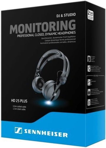 Наушники Sennheiser HD 25 PLUS черный (506908) фото 8 Наушники Sennheiser HD 25 PLUS черный (506908) фото 8