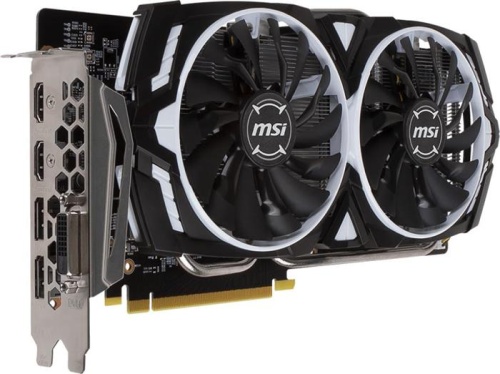 Видеокарта PCI-E MSI 6144Mb GTX 1060 ARMOR 6G OCV1