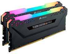 Модуль памяти DDR4 Corsair Vengeance RGB Pro 16Gb (2x8Gb) CMW16GX4M2D3600C16 Black