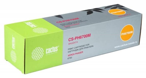 Картридж совместимый лазерный Cactus CS-PH6700M 106R01524 пурпурный