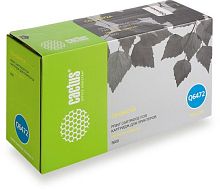 Картридж совместимый лазерный Cactus CS-Q6472AR желтый