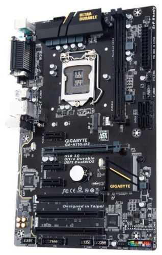 Мат. плата Socket1151 GIGABYTE GA-H110-D3 фото 2