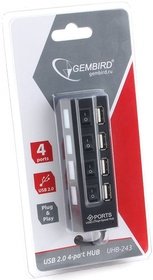  USB2.0 Gembird UHB-243-AD