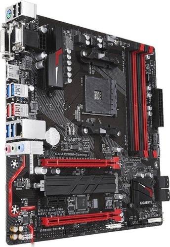 Мат. плата SocketAM4 GIGABYTE GA-AX370M-GAMING 3 GA-AX370M-GAMING3V1.1 фото 2