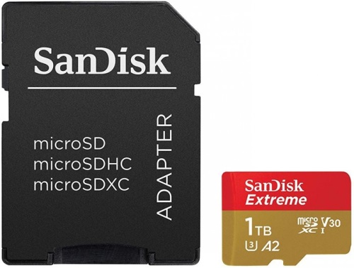 Карта памяти micro SDXC SanDisk 1Tb Extreme SDSQXA1-1T00-GN6MA Карта памяти micro SDXC SanDisk 1Tb Extreme SDSQXA1-1T00-GN6MA