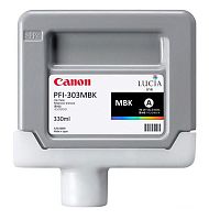 Оригинальный струйный картридж Canon PFI-303MBK (матовый черный) 2957B001