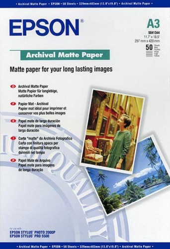 Бумага Epson Archival Matte Paper C13S041344