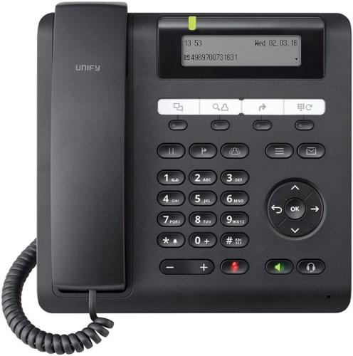 IP телефон Unify OpenScape Desk Phone CP200T черный (L30250-F600-C435)