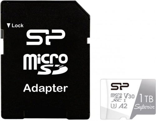 Карта памяти micro SDXC Silicon Power 1Tb SP001TBSTXDA2V20SP Superior + adapter Карта памяти micro SDXC Silicon Power 1Tb SP001TBSTXDA2V20SP Superior + adapter
