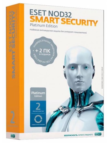 Антивирус Eset ESET NOD32 Smart Security Platinum Edition NOD32-ESS-NS(BOX)-2-1