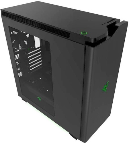 Корпус Miditower NZXT H440 Razer черный/зеленый CA-H442W-RA фото 3