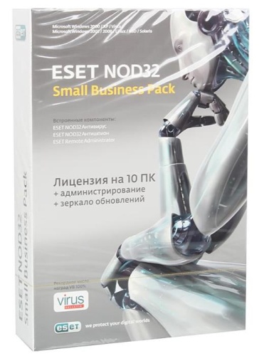 Антивирус Eset ESET NOD32 SMALL Business Pack NOD32-SBP-NS(BOX)-1-10