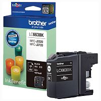 Оригинальный струйный картридж Brother LC-663BK LC663BK