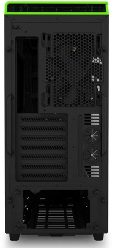 Корпус Miditower NZXT CA-H442W-M9 H440 BLACK/GREEN фото 3