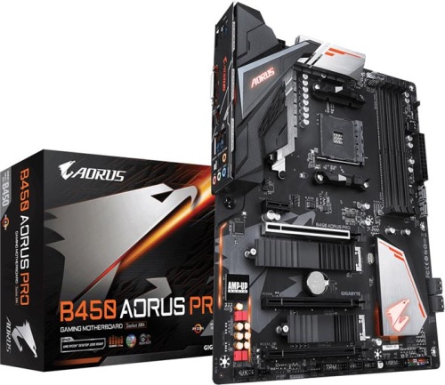 Мат. плата SocketAM4 GIGABYTE B450 AORUS PRO фото 6