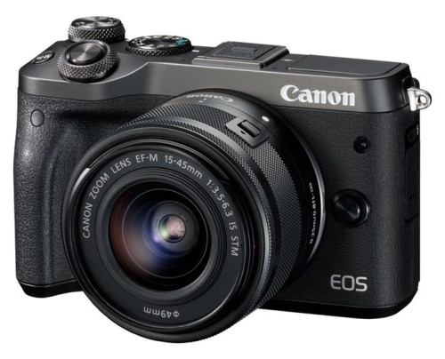 Цифровой фотоаппарат Canon EOS M6 черный 1724C012