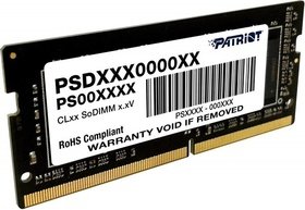   SO-DIMM DDR4 Patriot Memory 4Gb Signature (PSD44G266682S)