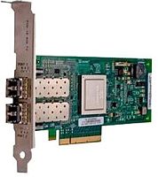 Серв. опция - сет. адаптер Dell QLogic 2562, Dual Port 8Gb Optical Fibre Channel HBA, Low Profile PCI-E 406-10471