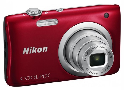 Цифровой фотоаппарат Nikon CoolPix A100 красный VNA972E1 фото 2