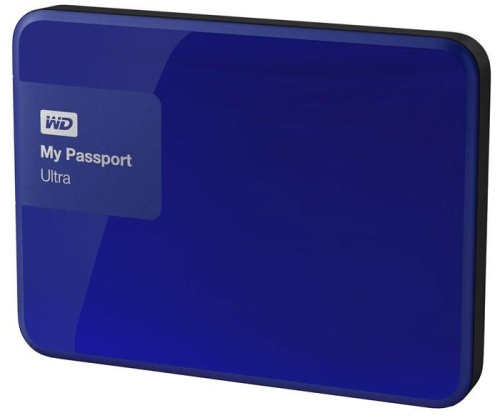 Внешний жесткий диск 2.5 Western Digital 1000ГБ My Passport Ultra WDBDDE0010BBL