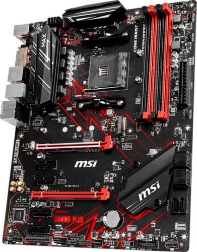 Мат. плата SocketAM4 MSI B450 GAMING PLUS MAX фото 3